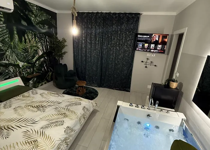 Apartament Tropical Rhapsody - Jacuzzi & King Size A Centro Turyn